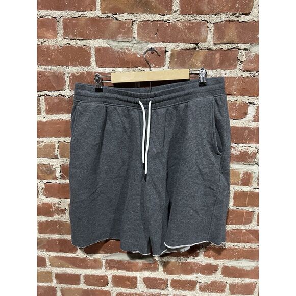 Under Armour Mens Gray Cotton Athletic Shorts Size 2XL w/ Drawstring - Picture 1 of 3
